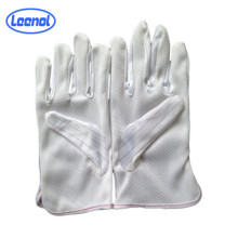 LN-8002 Cheap white cotton working gloves double knitted cotton gloves